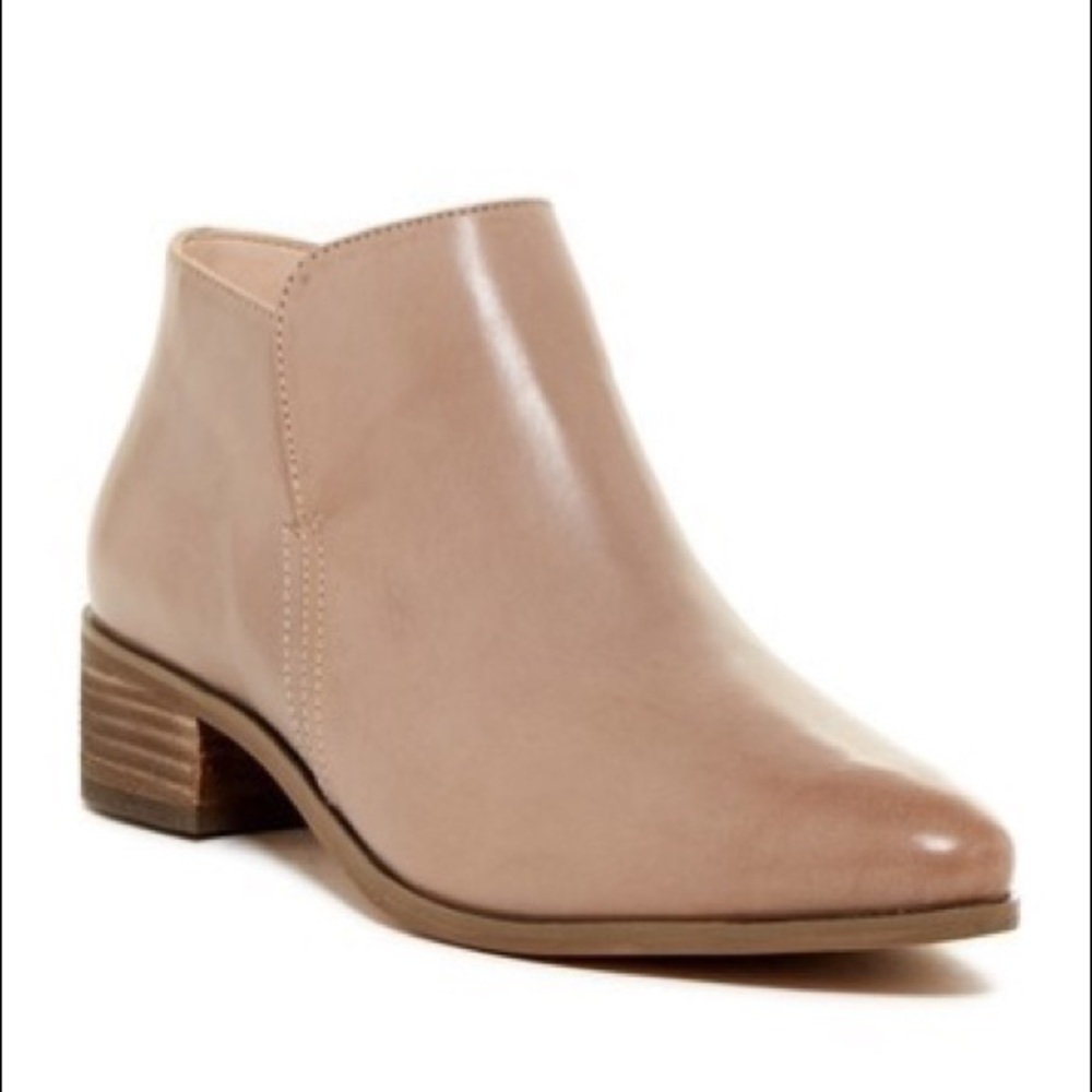 Sand Leather Booties